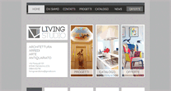 Desktop Screenshot of livingstudio.it